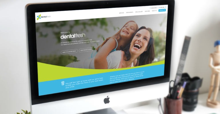 DentalFresh - Web Redesign & Redevelopment