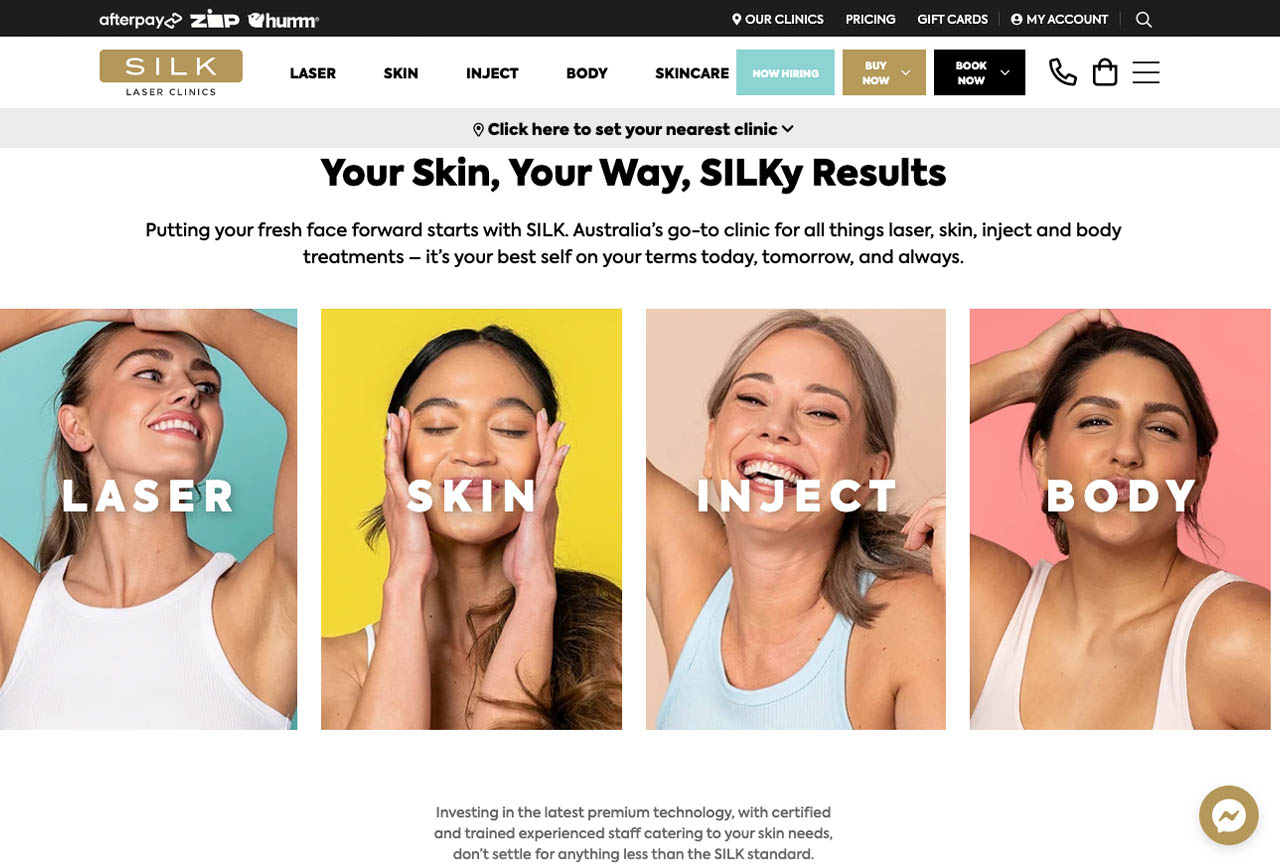 SILK Laser 19th Annual Australian Web Awards