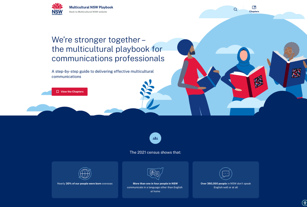 Multicultural NSW Compass & Playbook - 21st Annual Australian Web Awards