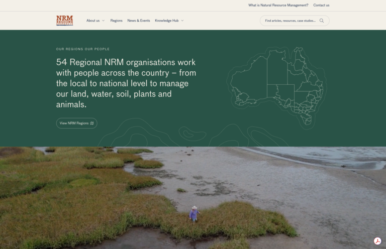 National Resources Management Regions Australia