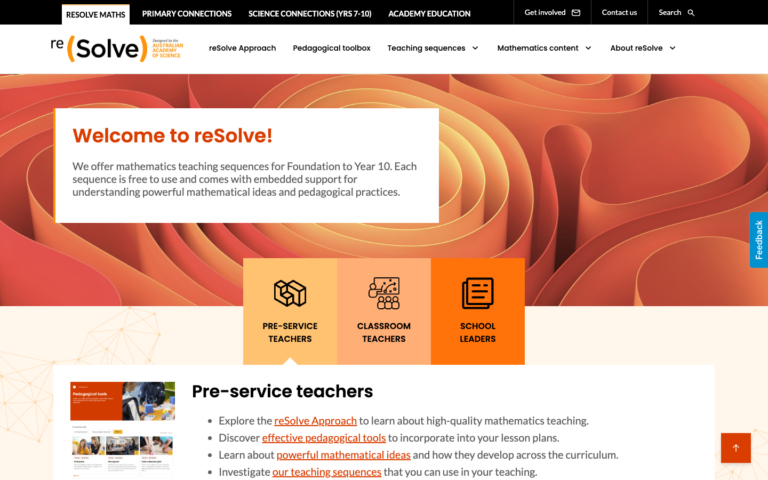 Australian Academy of Science - ReSolve